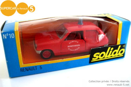 Renault 5 Pompiers SOLIDO